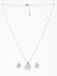 CLARA 925 Sterling Silver Nusa Pendant Earring Chain Jewellery Set 