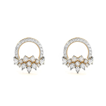 CLARA 925 Sterling Silver Tica Earrings with Screw Back 