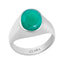 Certified Green Onyx Haqiq Bold Silver Ring 3.9cts or 4.25ratti