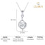 Silver Etta Solitaire Pendant Chain