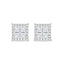 Silver Alva Classic Stud Earrings