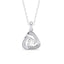 Silver Bianca Solitaire Pendant Chain 