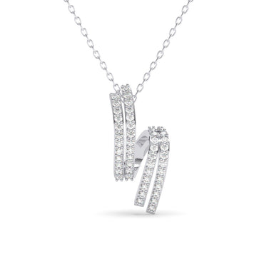 Silver Curl Pendant Chain