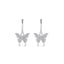 Silver Fia Butterfly Earrings