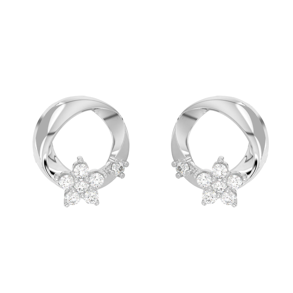 CLARA 925 Sterling Silver Jules Earrings with Screw Back 