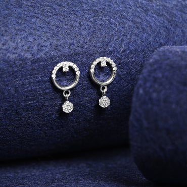 Silver Anja Bali Drop Earrings