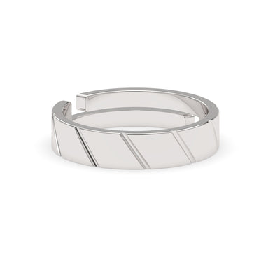CLARA Real 925 Sterling Silver Twist Band Ring 