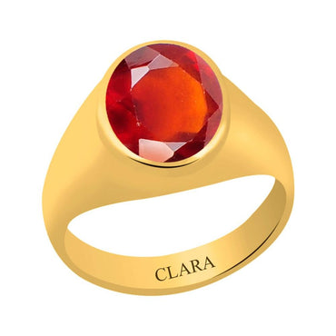 Certified Gomed Hessonite Bold Panchdhatu Ring 6.5cts or 7.25ratti