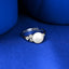 Silver Vittoria Real Pearl Size Adjustable Ring