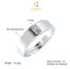 CLARA Pure 925 Sterling Silver Franco Adjustable Ring Gift for Men and Boys