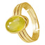 CLARA Certified Original Yellow Sapphire Pukhraj Gemstone 3.25 to 10.25 ratti or 3 to 9.3 carat Panchdhatu adjustable Ring for Men & Women