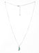 CLARA 925 Sterling Silver Reina Pendant Chain Necklace 