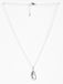 CLARA 925 Sterling Silver Orla Pendant Chain Necklace 