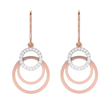 CLARA 925 Sterling Silver Irina Dangler Earrings 