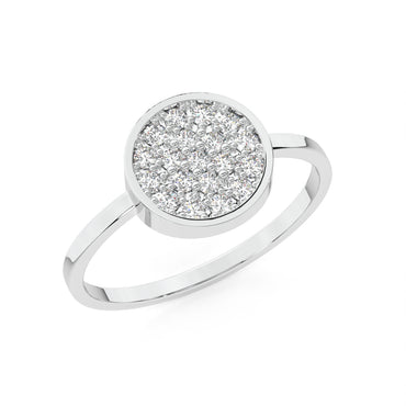 CLARA 925 Sterling Silver Orbit Ring 