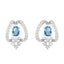 CLARA 925 Sterling Silver Stella Earrings with Screw Back 