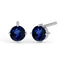 CLARA 925 Sterling Silver Royal Blue Studs Earrings Gift for Kids Girls 