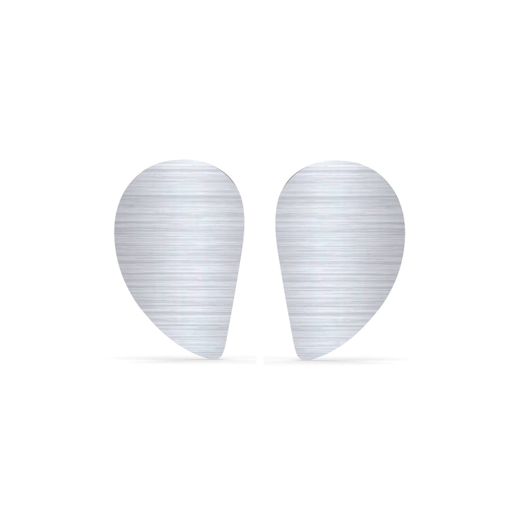 Silver Tessa Matte Finish Earrings