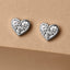 CLARA 925 Sterling Silver Heart Studs Earrings Gift for Kids Girls