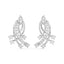 CLARA 925 Sterling Silver Iris Earrings with Screw Back 