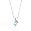 CLARA 925 Sterling Silver Butterfly Pendant Chain Necklace 