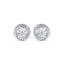 Silver Renzo Designer Stud Earrings