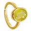 CLARA Certified Original Yellow Sapphire Pukhraj Gemstone 3.25 to 10.25 ratti or 3 to 9.3 carat Panchdhatu adjustable Ring for Men & Women