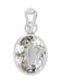 Certified Crystal (Isphetic) Silver Pendant 8.3cts or 9.25ratti