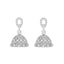 Silver Kshiti Jhumki Earrings