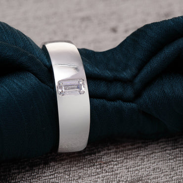 CLARA Pure 925 Sterling Silver Franco Adjustable Ring Gift for Men and Boys