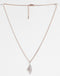 CLARA 925 Sterling Silver Lily Pendant Chain Necklace 