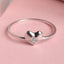 CLARA 925 Sterling Silver Love Ring 
