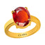 Certified Gomed Hessonite Prongs Panchdhatu Ring 4.8cts or 5.25ratti