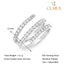 CLARA Pure 925 Sterling Silver Spiral Finger Ring with Adjustable Band 