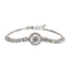 CLARA Made with Swiss Zirconia 925 Sterling Silver Lucia Solitaire Bracelet Gift for Women and Girls