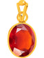 Certified Hessonite Gomed Panchdhatu Pendant 9.3cts or 10.25ratti