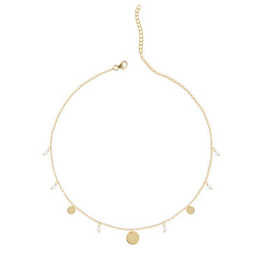 CLARA 925 Sterling Silver Azrah Charm Necklace Chain 