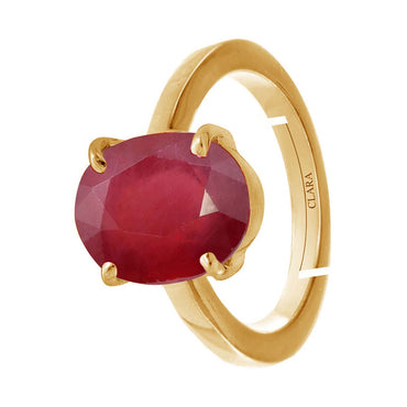 CLARA Certified Original Ruby Manik Gemstone 3.25 to 10.25 ratti 