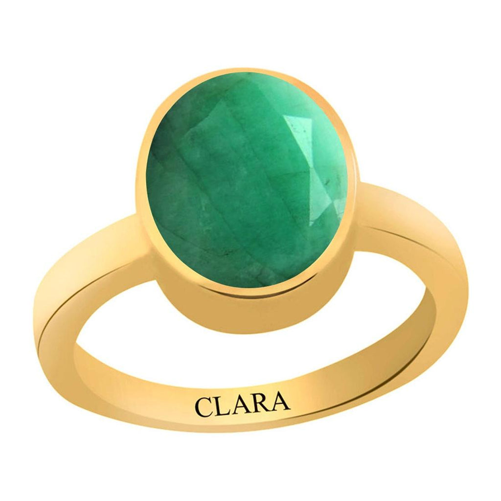 Certified Emerald Panna Elegant Panchdhatu Ring 8.3cts or 9.25ratti