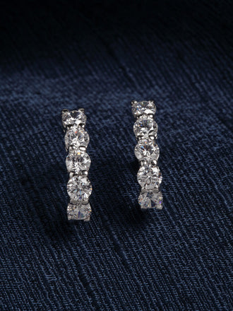 Silver Hoop Remy Earring