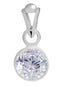 Certified Zircon Silver Pendant 4.8cts or 5.25ratti