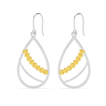 Silver Emery Long Earrings