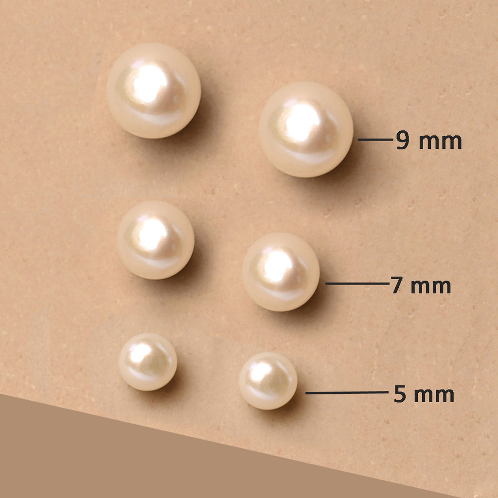 Buy Pearl stud earrings, 8mm classic sterling silver pearl earrings online  at aStudio1980.com
