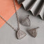 CLARA 925 Sterling Silver Nora Pendant Earring Chain Jewellery Set Rhodium Plated, Swiss Zirconia Gift for Women & Girls