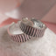 CLARA 925 Sterling Silver Line Toe Rings Pair 