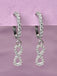CLARA 925 Sterling Silver Infinity Hoop Bali Earrings 