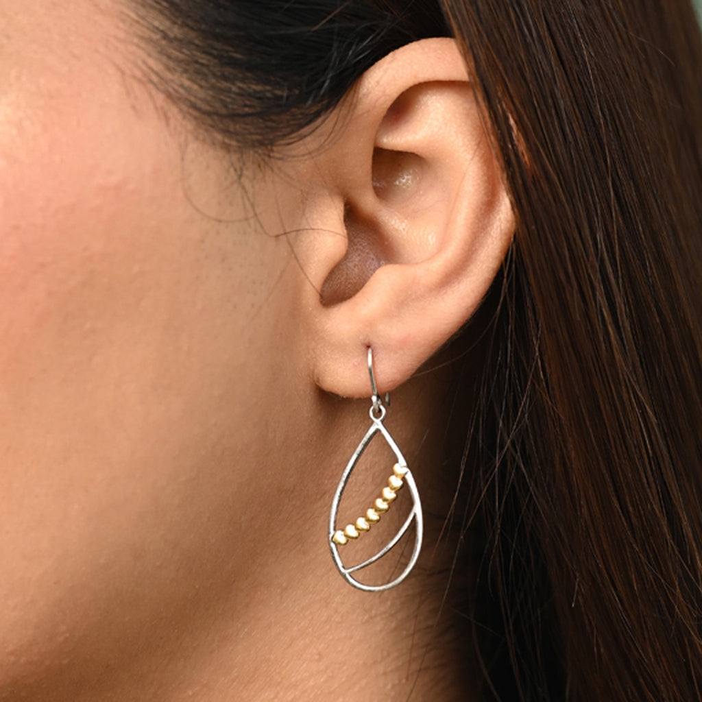 Silver Emery Long Earrings