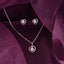 Silver Zola Heart Jewellery Set