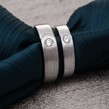 Silver Belt Couple Band