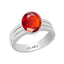 Certified Gomed Hessonite Stunning Silver Ring 9.3cts or 10.25ratti